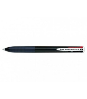 BOLIGRAFO SUPERGRIP G - 4 COLORES - CUERPO COLOR NEGRO PILOT BPKGG-35M-B