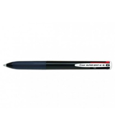 BOLIGRAFO SUPERGRIP G - 4 COLORES - CUERPO COLOR NEGRO PILOT BPKGG-35M-B