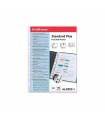 SET DE 100 FUNDAS MULTITALADRAS FIZZY CLEAR, 40 MCM, A4, TRANSPARENTE ERICH KRAUSE 46701
