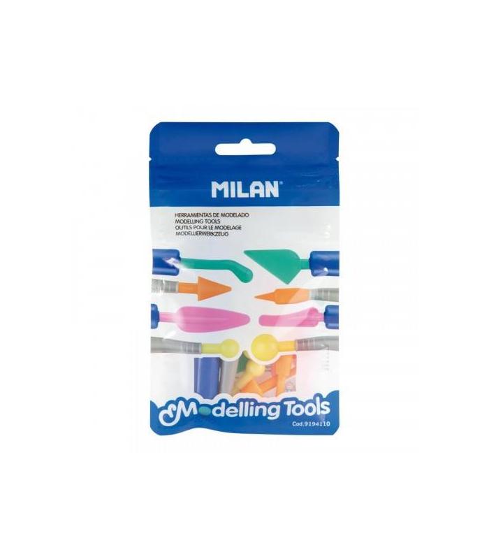 HERRAMIENTAS DE MODELADO (2 MANGOS + 8 PUNTAS) NUEVO MILAN 9194110