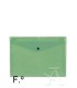 SOBRE POLIPROPILENO FOLIO SOLAPA C/BROCHE PLASTICO VERDE CARCHIVO 342K15