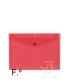 SOBRE POLIPROPILENO FOLIO SOLAPA C/BROCHE PLASTICO ROJO CARCHIVO 342K12