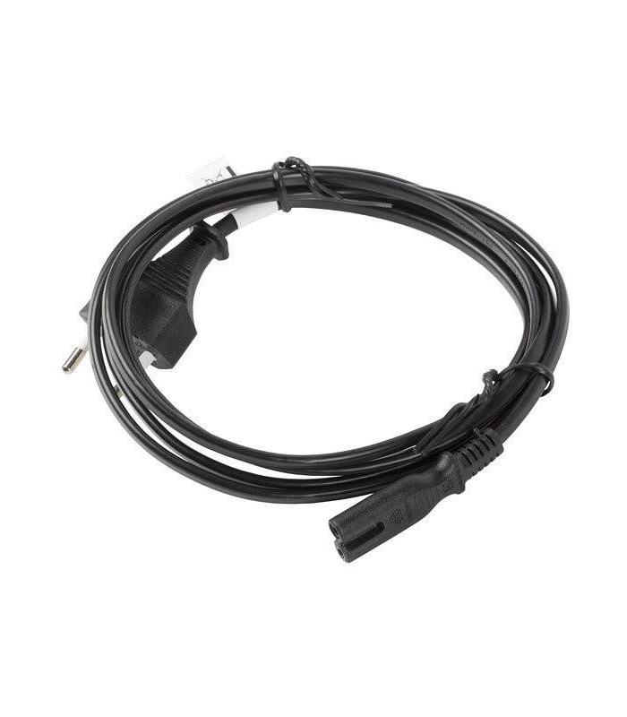 CABLE ALIMENTACION LANBERG VDE CEE 7/16 A IEC 320 C7 3M