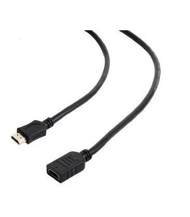 CABLE HDMI GEMBIRD EXTENSION MACHO HEMBRA V2.0 ALTA VELOCIDAD CON ETHERNET 0,5M