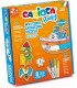 SET BABY COLORING PUZZLE TRANSPORTS CARIOCA 43080