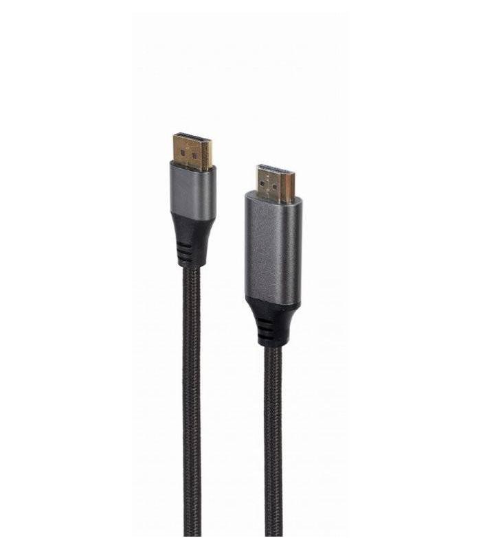 CABLE DISPLAYPORT GEMBIRD A HDMI MACHO MACHO 4K V1.2 1,8 \"PREMIUM SERIES\"