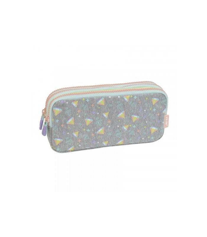 PORTATODO 3 CREMALLERAS SUGAR DIAMOND MILAN 081135SD