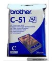 PAPEL TERMICO BROTHER 30 HOJAS A7