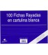 100 FICHAS DE CARTULINA RAYADA (215X160 MM) N. 5 MARIOLA 3115R