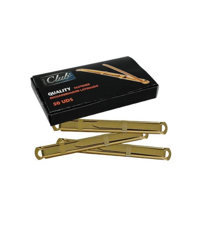 CAJA 50 UNIDADES FASTENER LATONADO CALIDAD EXTRA OFFICE CLUB 319397