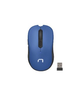 RATON NATEC TOUCAN WIRELESS 1600 DPI OPTICO AZUL-BLANCO