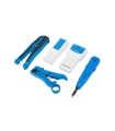 SET HERRAMIENTAS LANBERG NETWORK UNIVERSAL Y CABLE TESTER