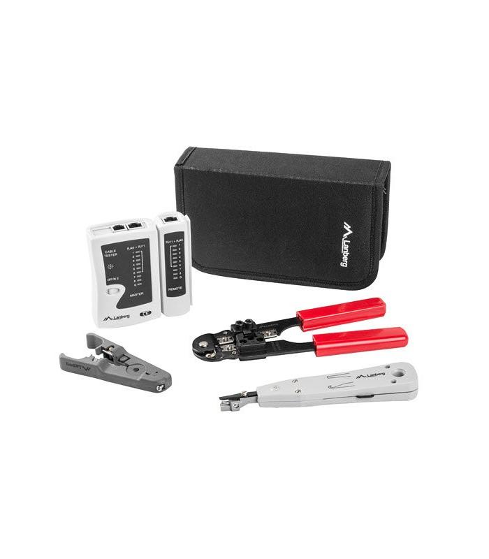 MALETIN HERRAMIENTAS LANBERG NETWORK Y TESTER